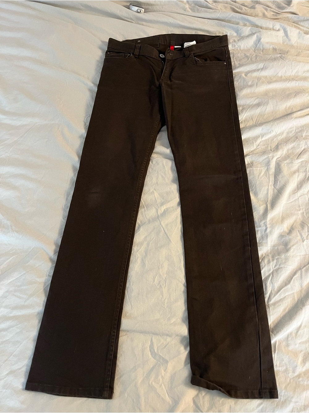 HM H&M Stretch Skinny Jeans Size Tan Brown Camel